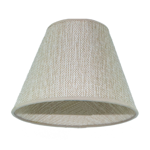 Pantalla arpillera oscura nº8 cónica para velador medidas 10x20x16